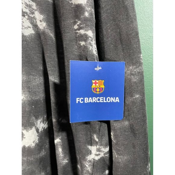FC Barcelona Men's Black/Grey Tye Dye Light Weight Hoodie - Size XL *New with Ta - Picture 2 of 5